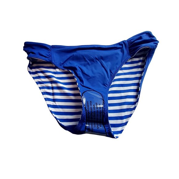 Tommy Bahama Womens Striped Bikini Bottom SIZE XL Blue & White Nylon Swimwear - Picture 11 of 11